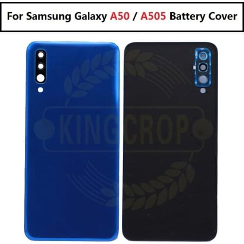 For Samsung Galaxy A50 A505 A505F Back Battery Cover Glass Housing Cover for Samsung A50 Rear Case Replacement