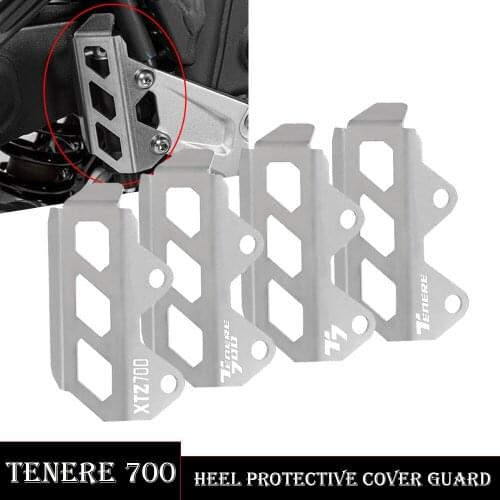 For YAMAHA XTZ700 XT700Z Tenere 700 T7 Rally 2019-2021 Motorcycle Heel Protective Cover Guard brake cylinder cover Protector