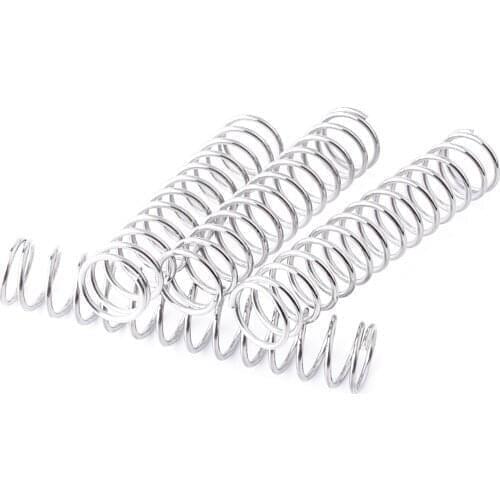 1PCS Wire Diameter 1.2mm/0.047'', Outer Diameter 18mm/0.71'', Free Length 100/120/150/180/200mm, 304 Stainless Steel Coil