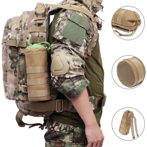 1000D Tactical Molle Water Bottle Bag Pouch Upgraded Travel Holder Sport Bag Outdoor Hydration For Camping Hiking Fishing Bags