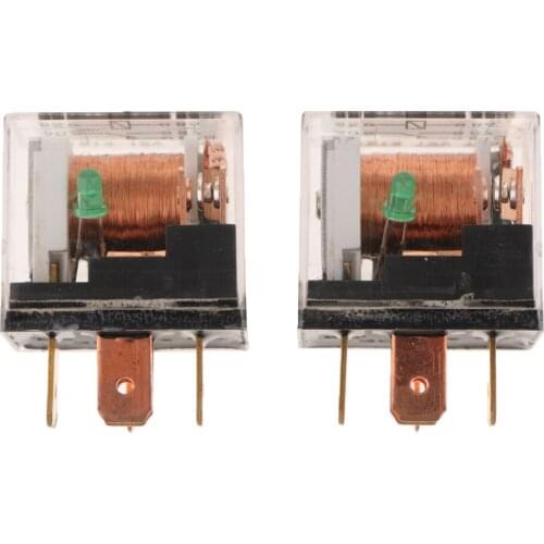 2 Pieces Universal Car 12VDC 100A 5 Pins Change Over Switch SPDT Relays
