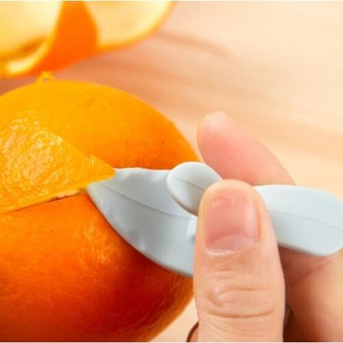5pcs/lot Creative Orange Peeler Orange Barker Multicolor Orange Peel Device Easy Use Fruit Stripper KX 320