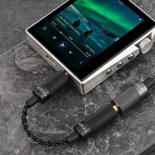 Hidizs 4.4/3.5 Male To 2.5 Female Adapter Balanced For 4.4MM Interface Audio Output &2.55mm Interface Headset/Earphone