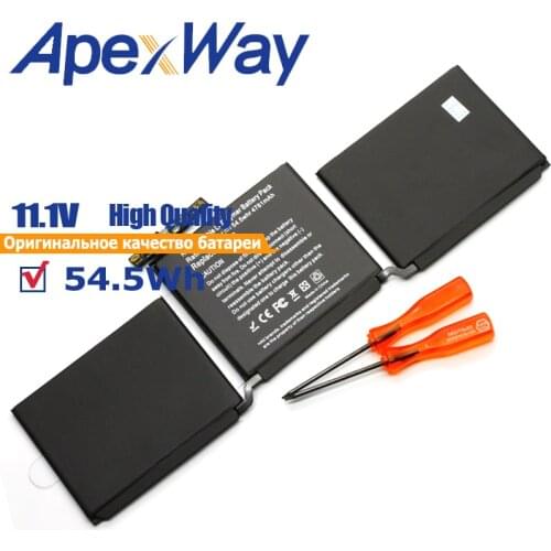 ApexWay A1713 11.4V 54.5Wh laptop battery for Apple MacBook Pro 13'' A1708 ( 2016 years )