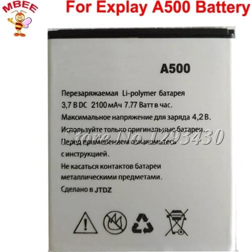 For EXPLAY A500 Battery 2100mAh High Quality Accumulator