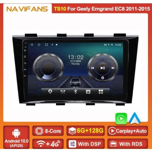 4G Lte Autoradio Multimedia Video Player For Geely Emgrand EC8 2011 - 2015 Car Radio GPS 2 din Android 11 Carplay DSP Audio SWC