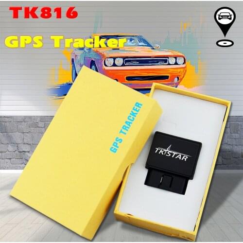 Car GPS Tracker TK816 OBD GPS with Diagnostic Function GPRS GSM Real Time Tracking Device Monitor Locator Over-speed Alarm