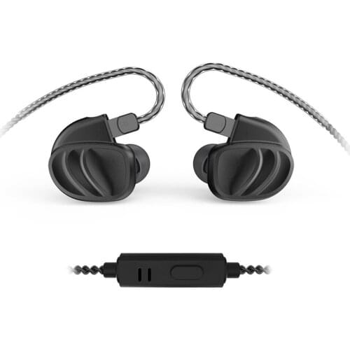 BQEYZ KC2 HiFi Stereo Headset 2DD 2BA Quad Drivers Earphone Aluminium Case 0.78mm Detachable Cable