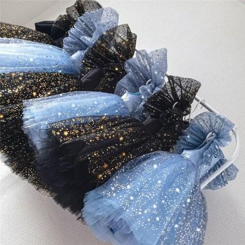 Kids Dresses For Baby Girls Wedding Party Princess Tutu Sequin Tulle Vestidos Children 1 2 3 4 5 Years Birthday Elegant Clothes