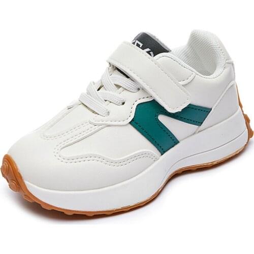 New Spring Summer Kids Shoes For Boys Girls Insole 26-36CM White Color Childrens Casual Canvas Sneakers Soft Fashion Sneakers