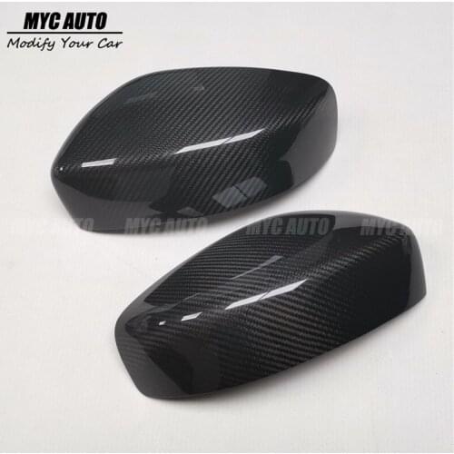 For Infiniti G37 G25 Q40 Q60 08 - 15 Replacement Real Dry Carbon Fiber Rear View Mirror Cover Full Carbon G37 G25 Mirror