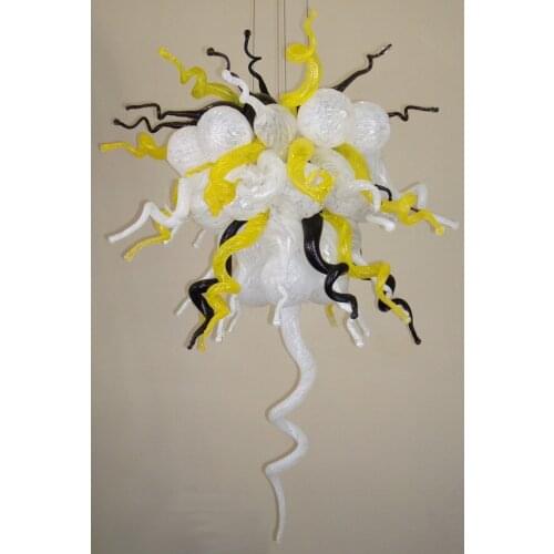 Hot Sale Modern Luxury Crystal Flower Chandelier Home Decoration Lighting Hand Blown Glass LED Bulbs