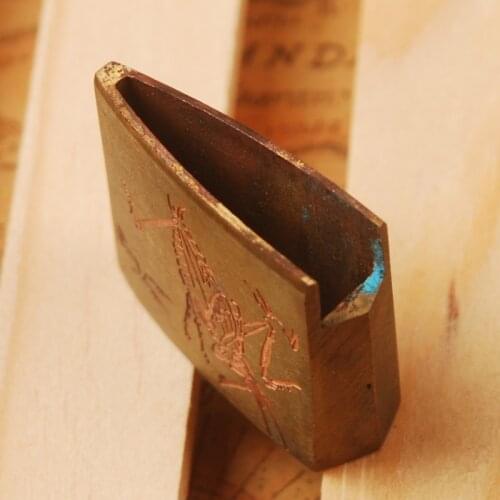 Delicate Instect Pattern Brass Habaki Collar for Japanese Samurai Sword Katana or Wakizashi or Tanto Exquisite Sword Fitting