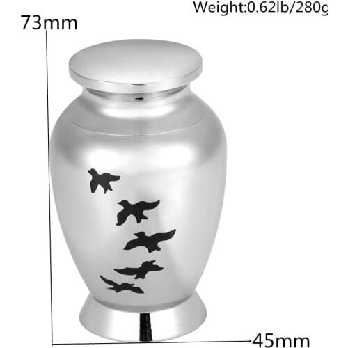 Wings of Love Cremation Urn 316L Stainless Steel Wings of Freedom Urn - Handcrafted Affordable Urn for Human Ashes