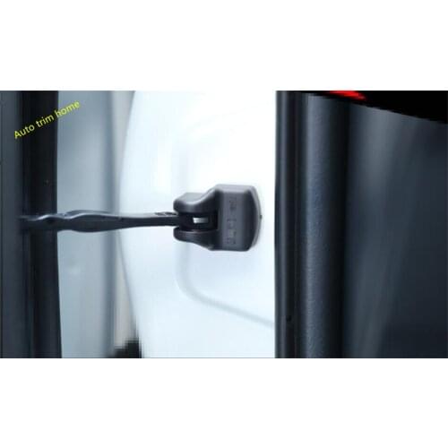 Lapetus Car Door Check Arm Stop Rust Waterproof Protection Cover Trim Fit For Toyota Fortuner / Hilux SW4 2016 2017 2018 Plastic