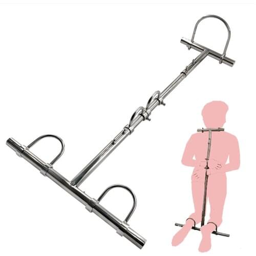 Hot-selling new large SM punishment tools, kneeling penalizers, stainless steel high quality, adult toys, handcuffs, collar