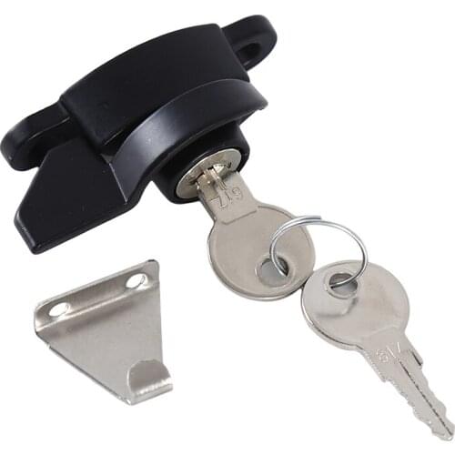 Multi-purpose Door Lock Zinc Alloy Thick And Durable Sliding Window Locks Zinc Alloy With Key Crescent Locks Accessories