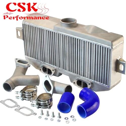 Upgrade Top Mount Intercooler + Y Pipe For Subaru 02-07 WRX STI EJ20 EJ25 GD Black / red / Blue