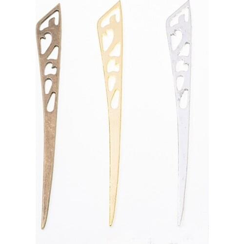 RAINXTAR Fashion Alloy Bookmark Charms Fit Jewelry Making DIY Accessories 14*127mm 5pcs BC003
