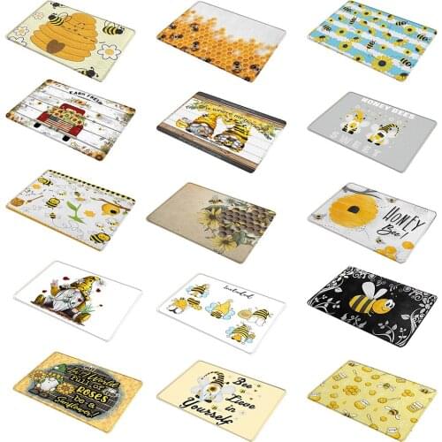 New Bee Festival Home Door Mat Bathroom Bathroom Non-slip Mat Bedroom Living Room Carpet Floor Mat Bathroom Mat Bath Mat
