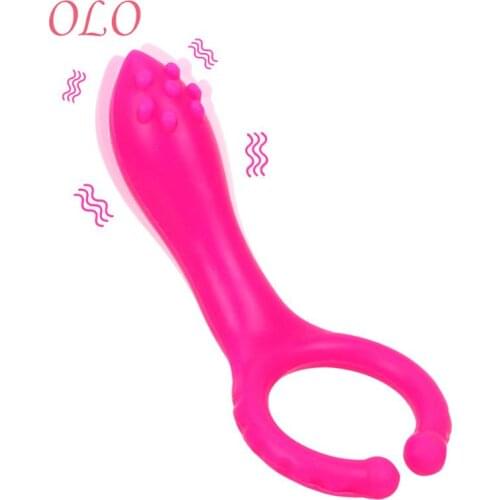 OLO Penis Vibration Clip Nipple Massage Sex Toy For Women Men Couple G-spot Vibrator Vagina Clitoris Stimulation Sex Shop