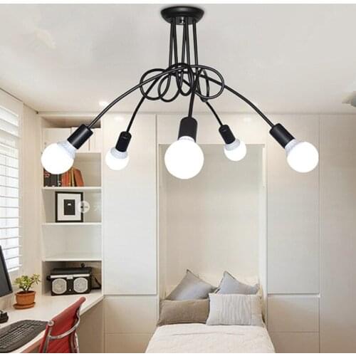 Retro Industrial Loft LED Ceiling Lights Luminaria Ceiling Lamp Light Fixtures for Home Decor Restaurant Dinning Cafe Bar Room