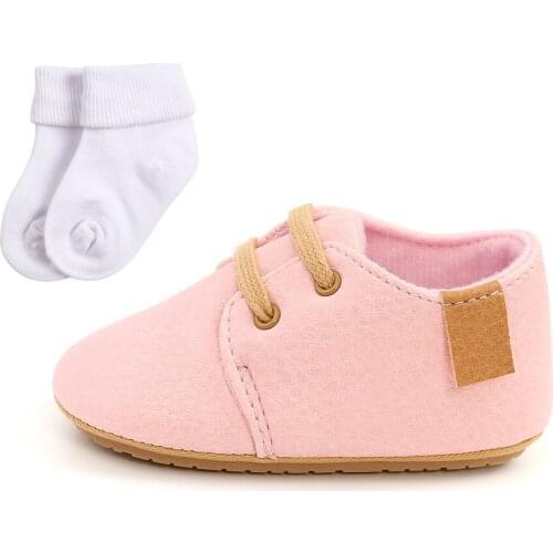Pink Children Casual Shoes Baby Fashion Shoes Kids Anti-slip Sock New Born Baby Items Infant Baby Sneakers Toddler First Walker