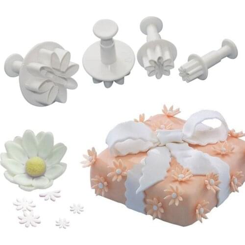 Flower New Sugarcraft Plunger Tool Cake Mould Cutter Decorating