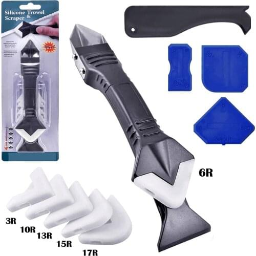 11 pieces of caulking blister 3 in 1 metal scraper scraper joint sealing window kitchen bathroom sink tile