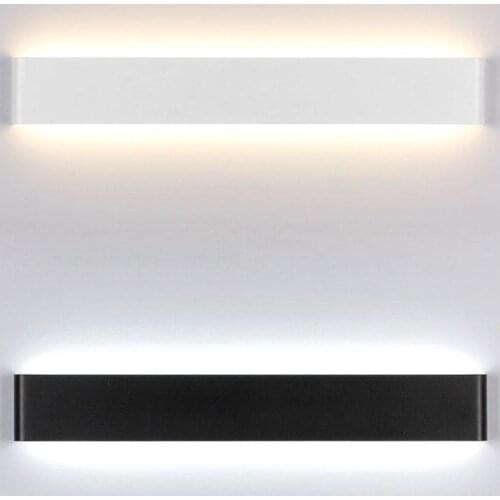 Modern Simple LED Aluminum Frame Wall Lamp Bedside Lamp Living Room Bedroom Aisle Creative Bathroom Bathroom Mirror Front Lamp