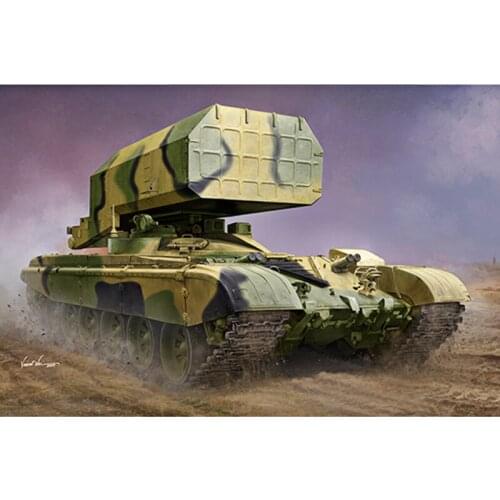Trumpeter 09560 1/35 Russian TOS-1 Multiple Rocket Launcher Mod.1989 Tank Kit TH16541-SMT2