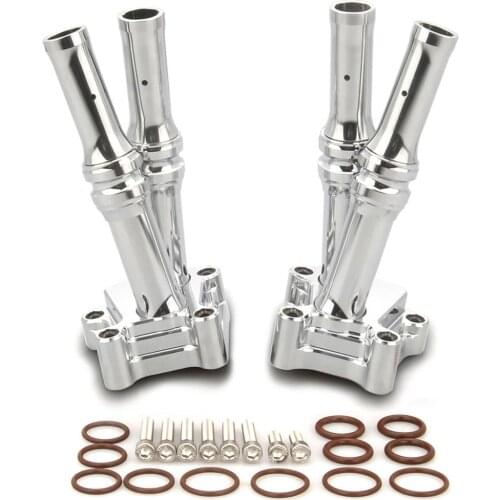 Motorcycle CNC Parts chrome Pushrod Cover Lifter Block Cover for harley 1999-2015 Dyna softail Twin Cam Models