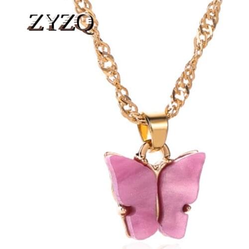 ZYZQ Romantic Japanes&Korean Style Collar Bone Necklaces For Women Birthday Gift For Girlfriend Daily Accessories Necklaces