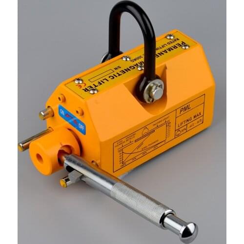 1pcs 100-1000KG Magnets Separation Tool Powerful Heavy Duty Permanent Magnetic Lifter Permanent Lifting Magnet for Steel Plate