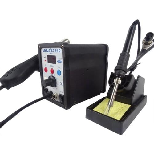 110V/220V YIHUA-8786D repair machine welding machine 1pc welder with gun and soldering iron soldering iron holder