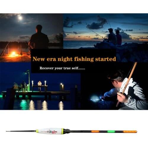 13styles Smart Fishing Float Led Fishing Floats Light Buoy 1pc Remind Luminous Float Floats Battery Fishing Bobber Tackle N S9O4