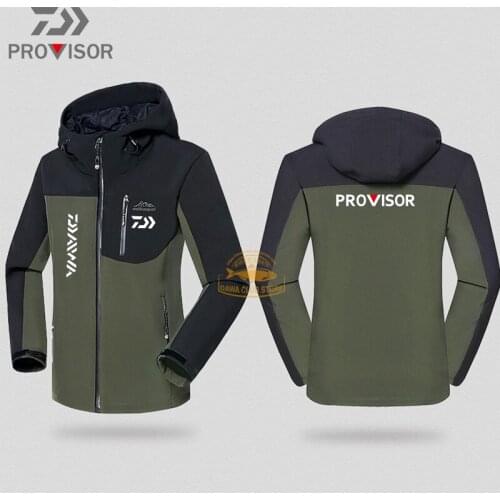 2020 Mens Fishing Clothes DAIWA Winter Waterproof and Warm Fishing Jacket Outdoor Sports Fishing ShirtRiding Windproof Suit