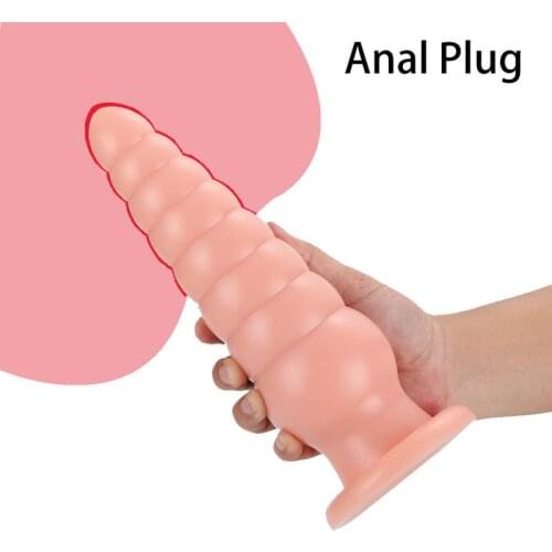 4 Types of Anal Plugs Super Big Butt Plugs Huge Anus Dilation Stimulator Prostate Massage Erotic Anal Sex Toys for Woman Men