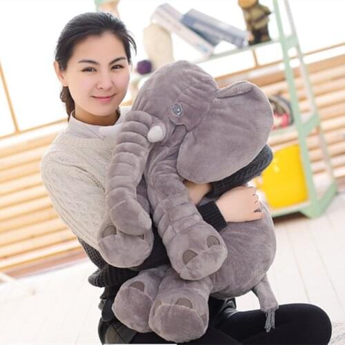 Hot Sale 40/60cm Infant Plush Elephant Soft Appease Elephant Playmate Calm Doll Baby Toy Elephant Pillow Plush Toys Stuffed Doll