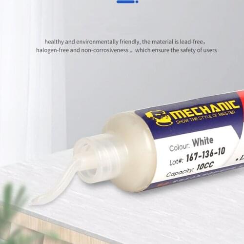 MECHANIC Solder Paste DW136 Dot Projector Face ID Repair Flux Paste for Soldering / Reflow Dot Matrix Mainboard Welding Tool