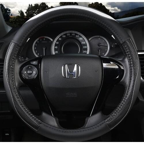 Car Steering Wheel Cover PU Leather for HONDA CIVIC 2004 2006 2007 2008 2009 2012 2013 2014 Auto Accessories