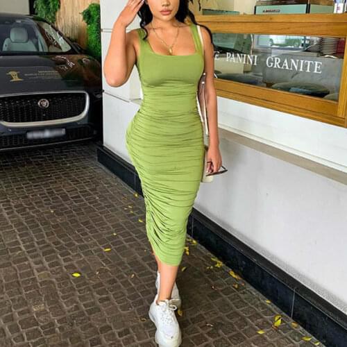 Meihuida Green Summer Dresses