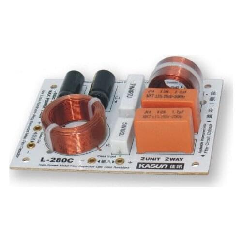 2pcs New Advanced L-280C Two-frequency Stereo Speaker Divider Woofer Crossover