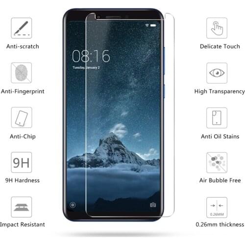 2PCS NEW Screen Protector mobile phone For Vernee M6 5.7" 9H Tempered Glass Film Protective Screen Cover