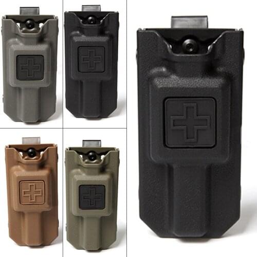 12*5.8cm Plastic Outdoor Multifuntional Medical Box Organizer For Storaging Tourniquet Pouch Bandages Holder Case