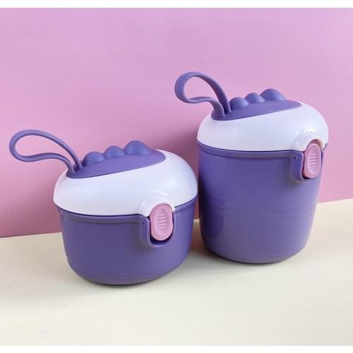 Baby Portable Milk Powder Food Storage Box Infant Feeding Essential Cereal Dispenser Toddler Double layer Snacks Mix Container