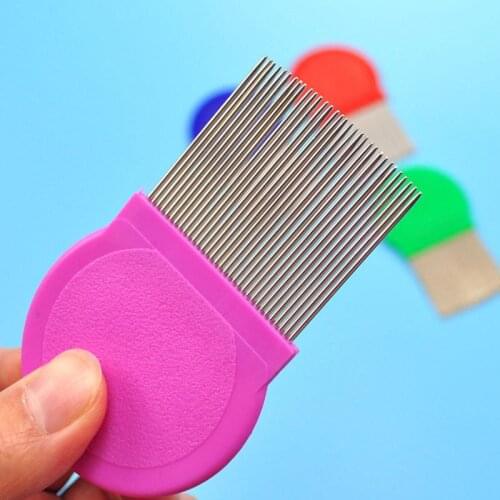 Random Color Pet Grooming Comb Professional Portable Pet Hair Comb Dog Combs With Rounded End Small Grooming Comb