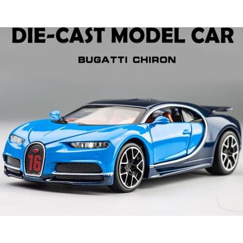 Sale Diecast Model Car Scale 1:28 Metal Alloy Bugatti Chiron Sport Car Toys Die Cast 1:32 2020 Jeep BJ2020VJ Gift Collectibles