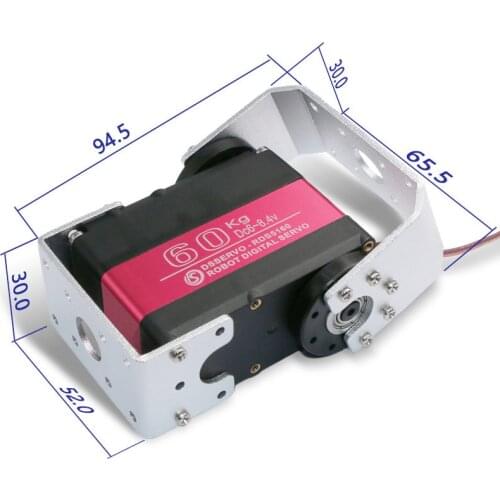 RDS5160 60kg/70kg high torque digital servo RC car large gimbal mechanical arm servo RC car/HV Robot accessories