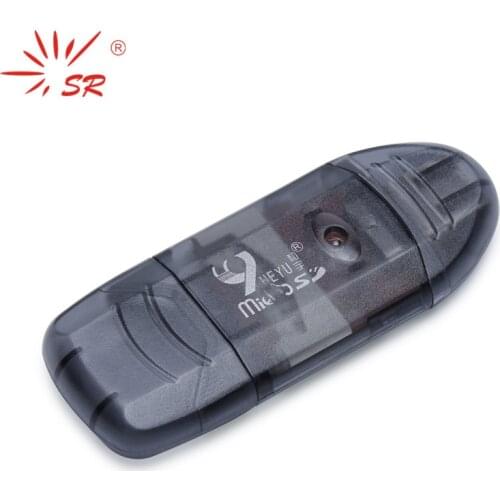 SR Mini Portable Decoration USB 2.0 Thumb High Speed Memory Card Reader for Micro SD T-Flash Card Reader for Mobile Phone Card